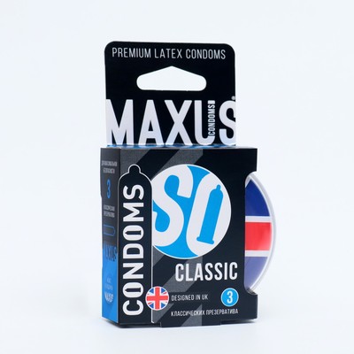 Презервативы классические MAXUS AIR Classic 3 шт